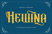 Hewina - Victorian Display Font