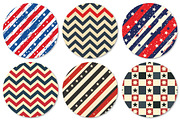 Red, White, & Blue Stars Pattern Pap, a Texture Illustration by DreamPrint404 (Thumbnail 2 of 3)