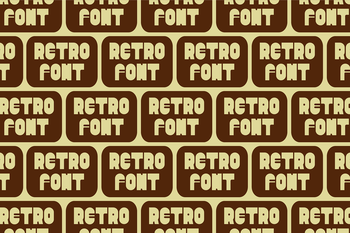 Rovena - Retro Display Font, a Font by HAN (Photo 7 of 9)