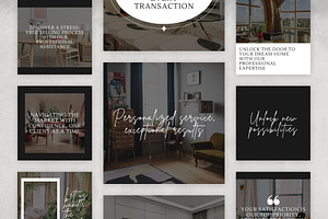 Real Estate Canva Social Templates