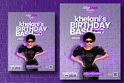VIP DJ Birthday Bash Flyer Template, a Social Media Template by AfterDark Studio (Thumbnail 3 of 3)