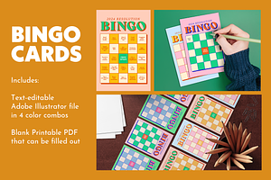 CUSTOM BINGO CARDS, a Templates & Theme by GV DESIGN