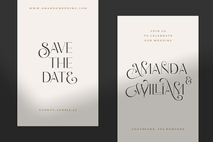 Romantic Serif - Elegant Classy Font