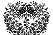 50 Elegant Floral Ornate Silhouette, a Decorative Illustration by Amazin_art (Thumbnail 7 of 30)