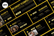 Black Modern Business Proposal PPT, a Presentation Template by graphicook (Thumbnail 1 of 4)