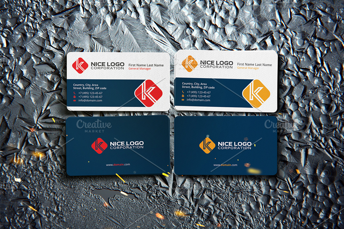 business card & letter K, a Business Card Template by Indigo Graphic Shop (Photo 3 of 4)