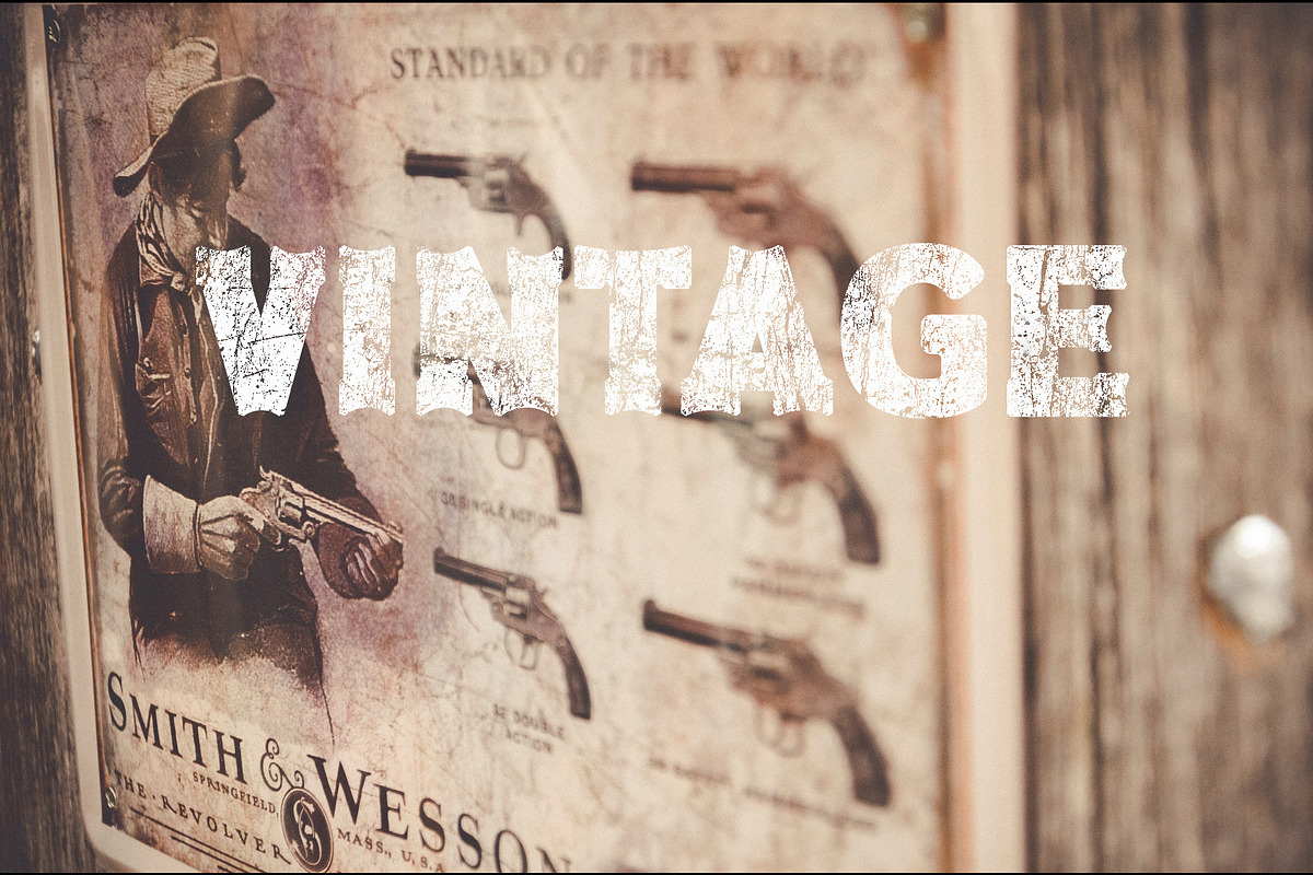 Old West - Western Font, a Slab Serif Font by vladocar (Photo 1 of 10)