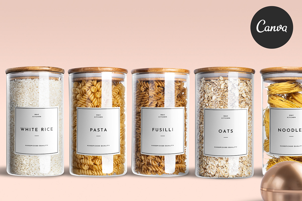 Canva Pantry Label LA001 (Lima), a Stationery Template by Draca Design Co (Photo 3 of 3)