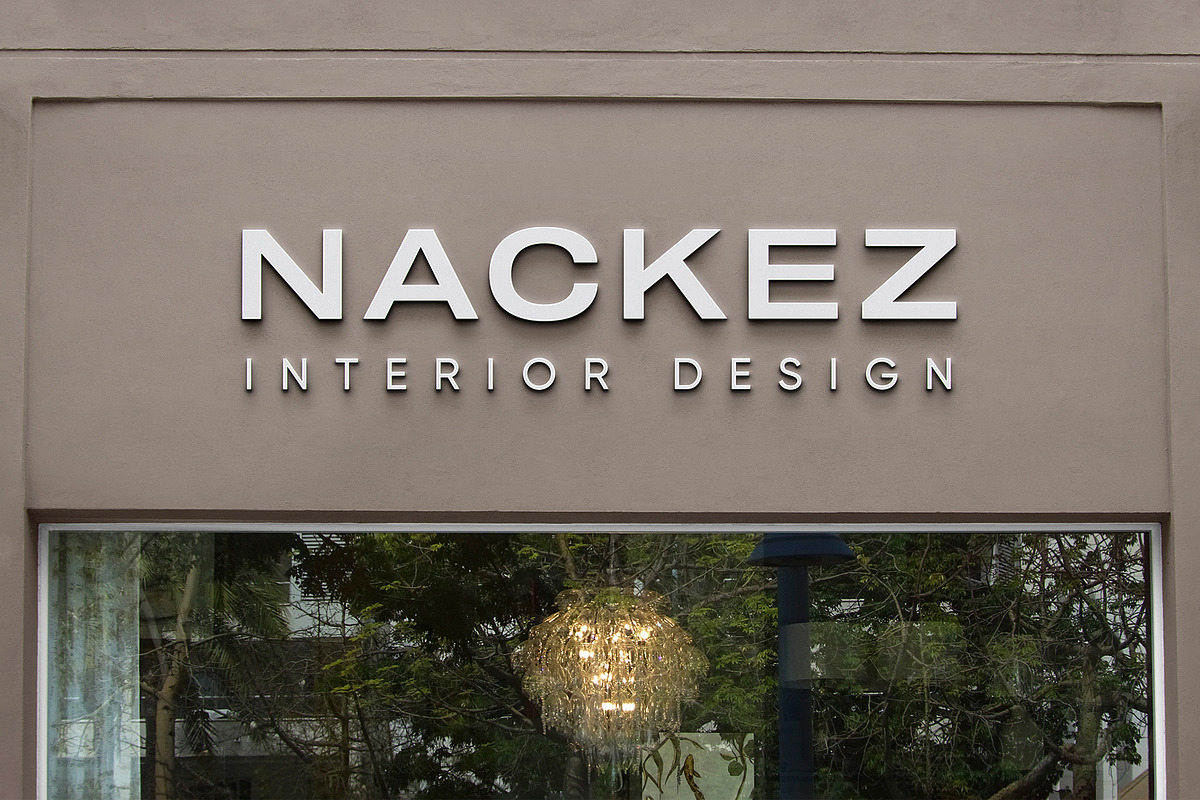 Logo Mockup 3D Modern Sign Store, an Advertising Mockup by Asylab (Photo 1 of 5)