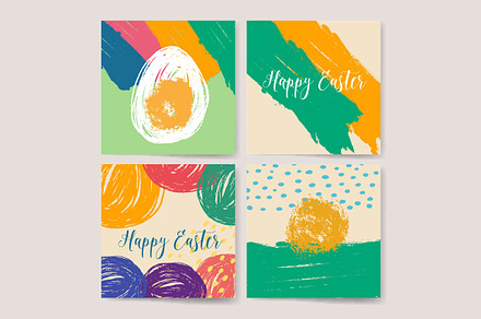 Hand drawn Happy Easter design