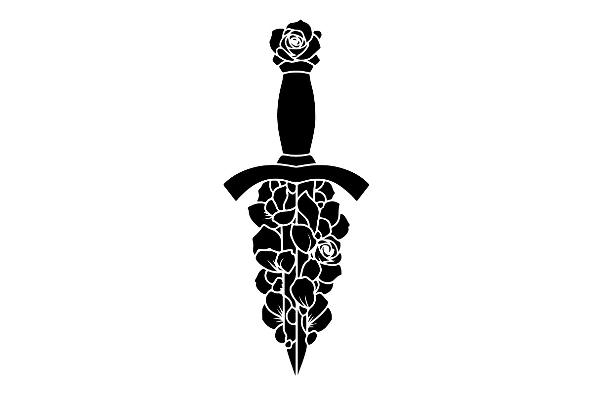 Ornamental Dagger Silhouette Bundle, an Object Illustration by Gaye Art (Photo 8 of 15)