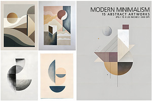 Modern Minimalism, a Decorative Illustration by Digital Art Creations