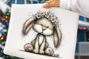 Whimsical woodland spring clipart, an Illustration by SinaCreation (Thumbnail 9 of 11)