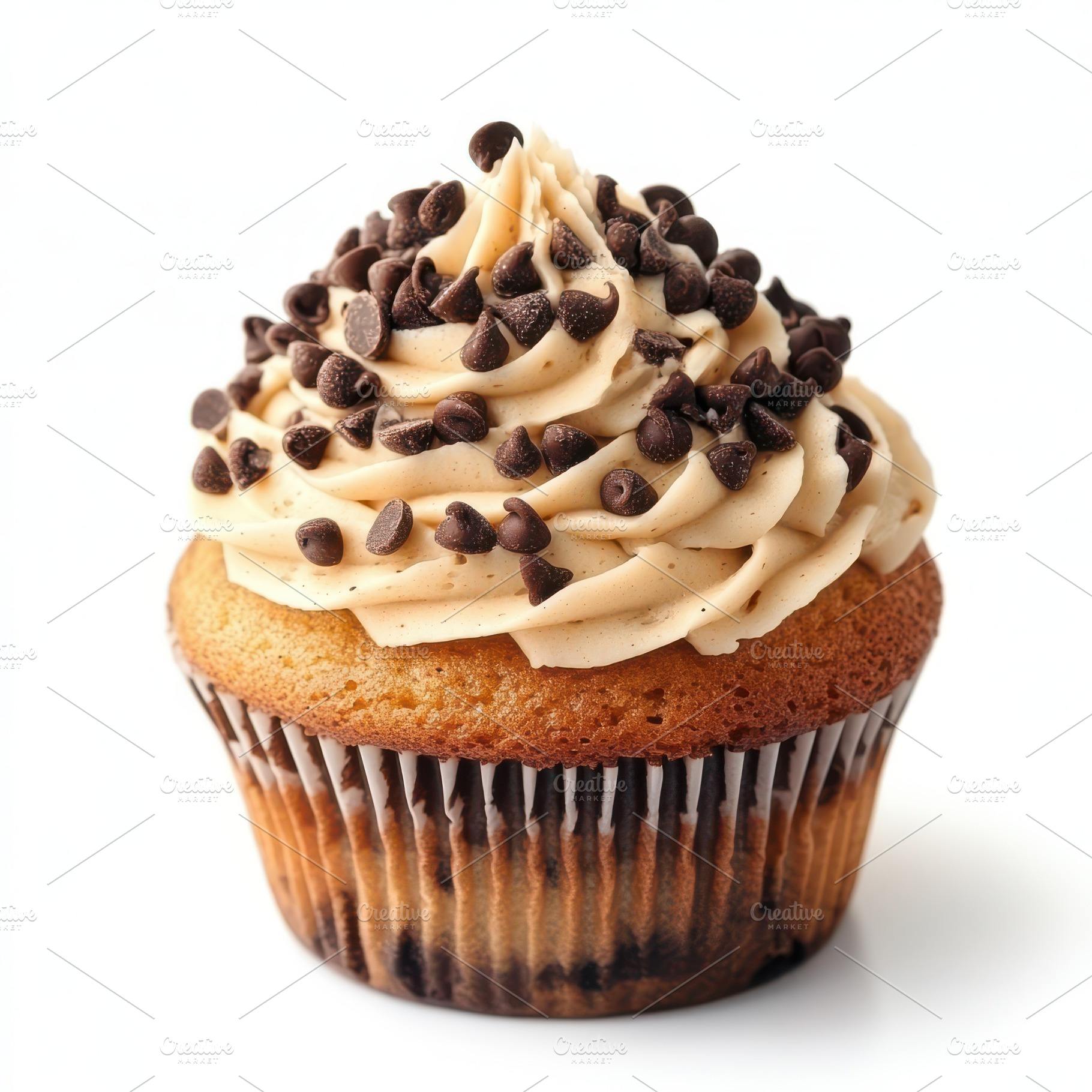 Sweet desserts with chocolate chip c, a Food & Drink Photo by Pixeness Studio