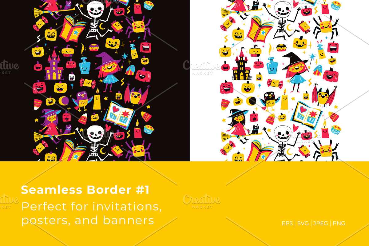 Happy Halloween Stickers Collection, a Seasonal Illustration by VasilkovS (Photo 8 of 9)