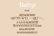 Darena - Serif Display Font, a Serif Font by overlaytemplates (Thumbnail 6 of 8)