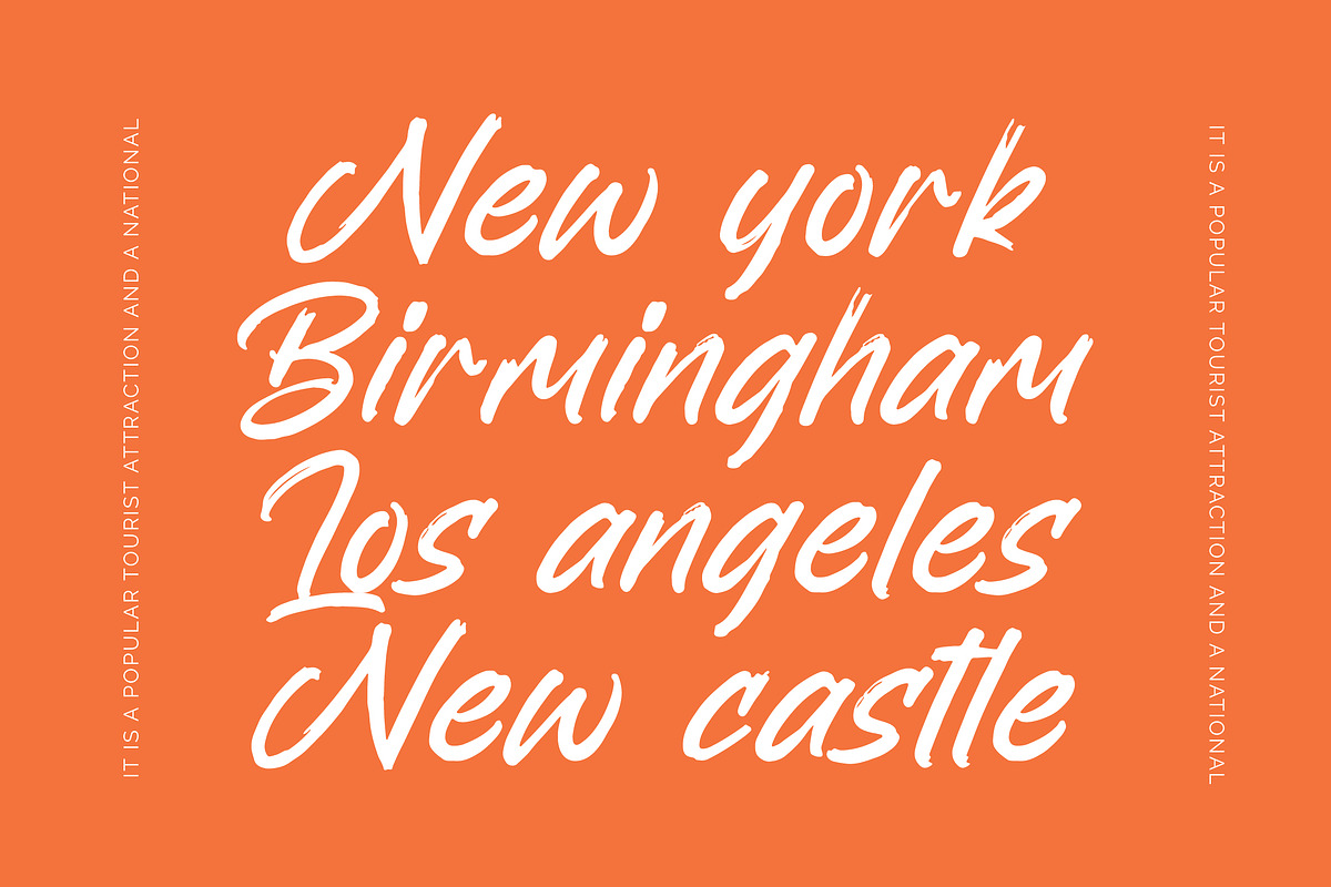 Backline Marker Texture Brush Font, a Script Font by Letterena Studios Script (Photo 6 of 20)