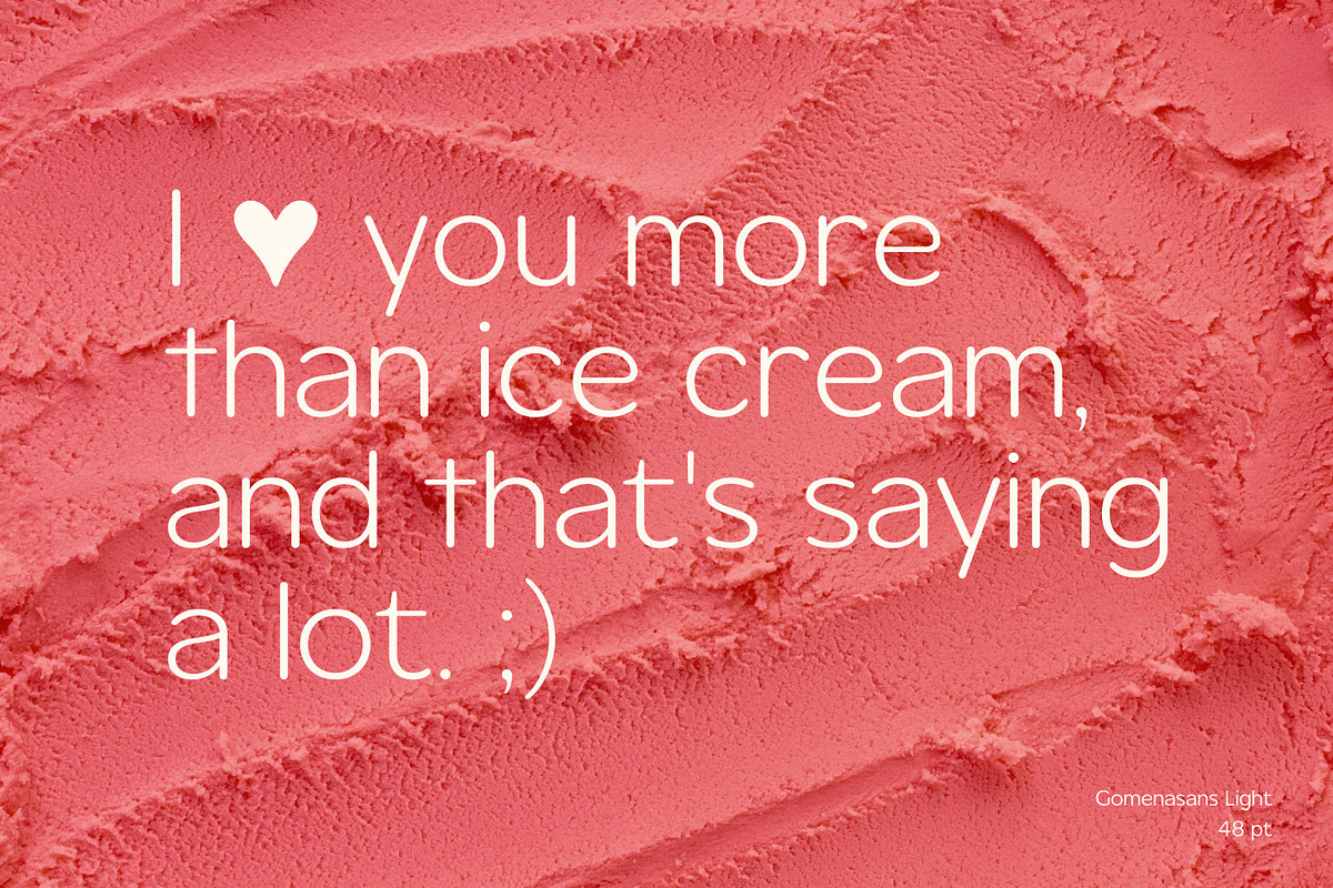 Gomenasans Geometric Rounded Sans, a Sans Serif Font by Glowtype (Photo 7 of 12)
