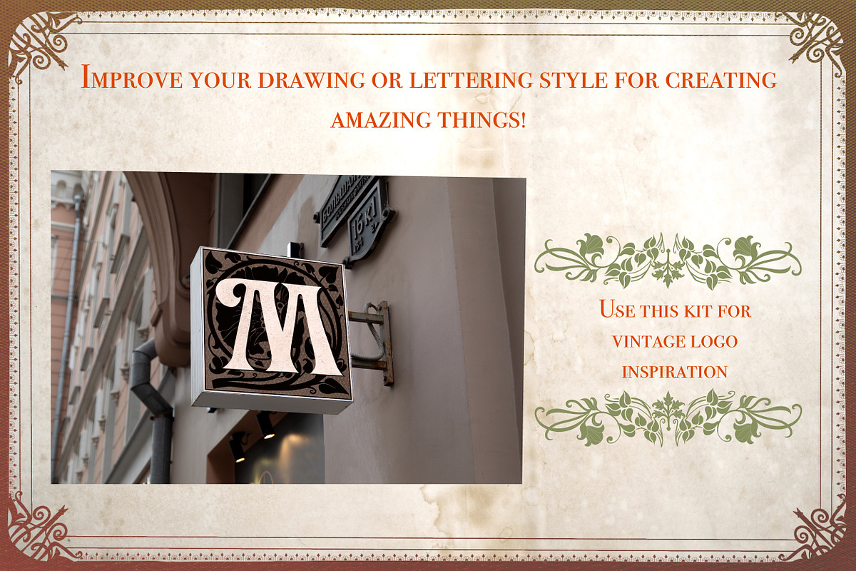 Modern Art Nouveau Creator Kit, a Brush Add-On by Letter Elfa Studio (Photo 5 of 11)