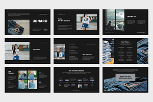 Jonaru : Fashion Google Slides