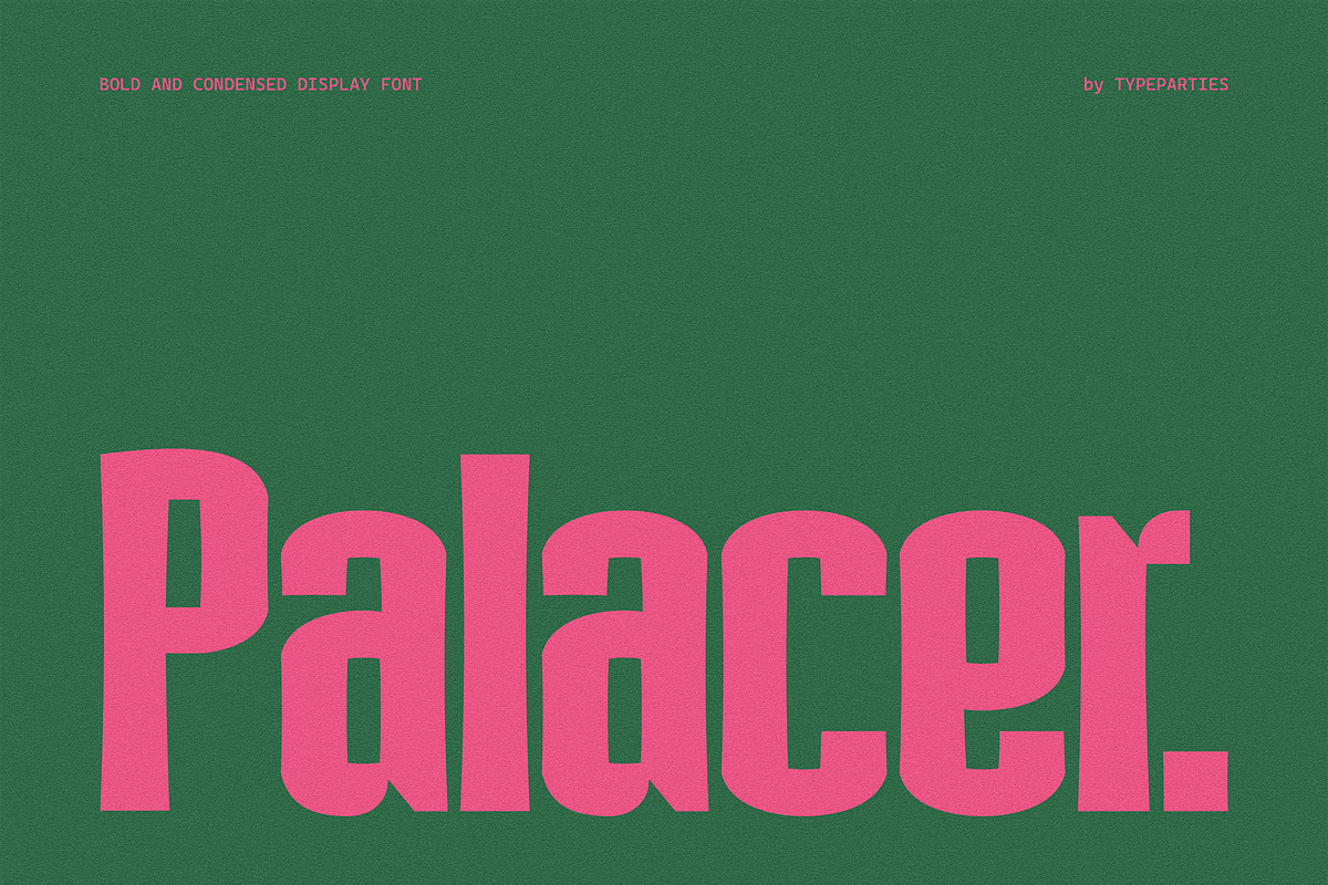 Palacer - Modern Display Font, a Sans Serif Font by Typeparties (Photo 5 of 10)