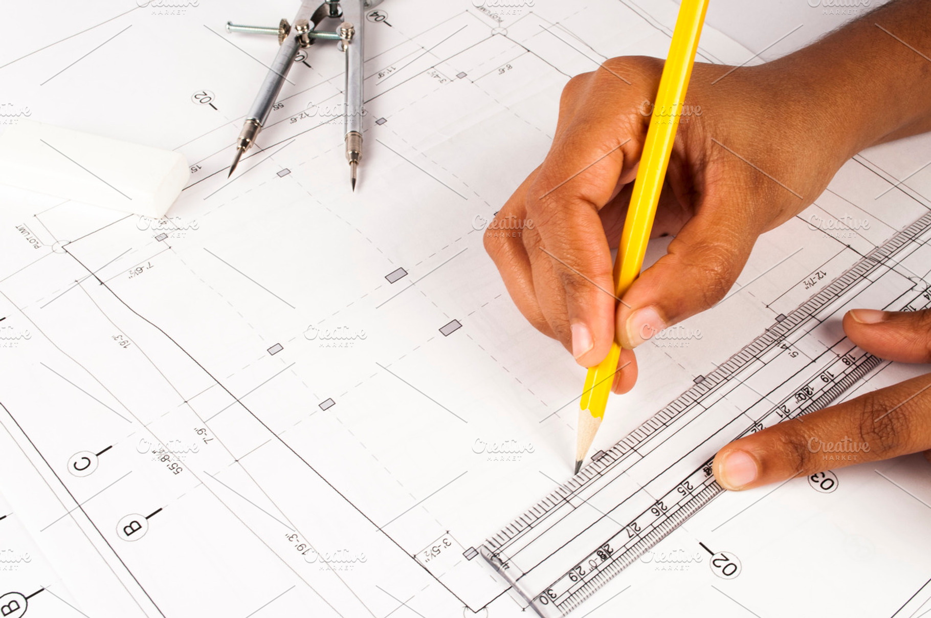Drawing Blueprint Plan