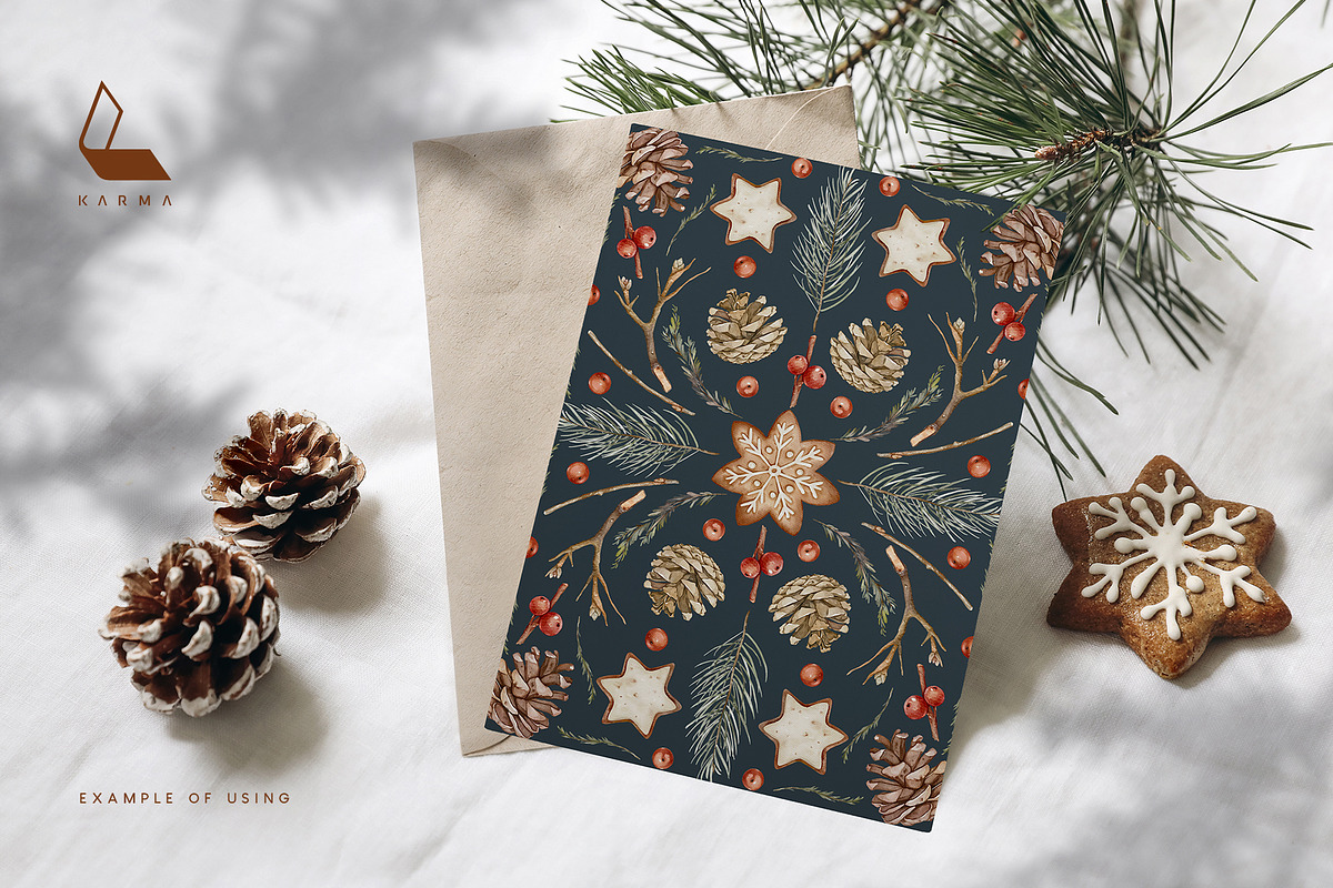 Merry & Bright Christmas Set, a Decorative Illustration by Karma (Photo 5 of 22)