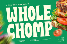 WHOLE CHOMP – Bold Display Font