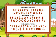 Lumbero - Wood Textured Sans, a Sans Serif Font by Almarkhatype (Thumbnail 5 of 5)