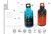 Reusable Water Bottle MockUp, a Cups & Container Mockup by akropol (Thumbnail 5 of 8)