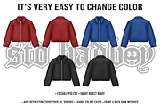 Work Jacket Mockup PSD Vector Style, a Hoody Mockup by std.badboy (Thumbnail 2 of 4)
