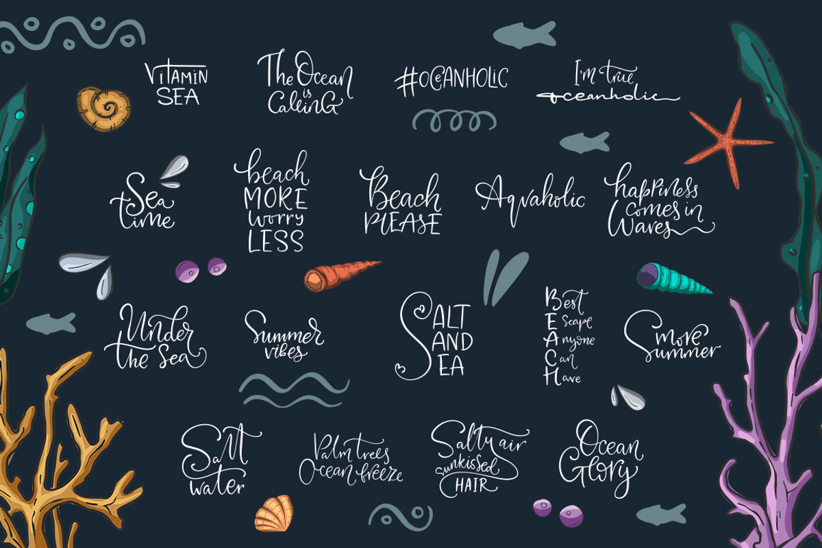 Under the sea. Big graphic set., an Animal Illustration by Red Ink (Photo 2 of 10)