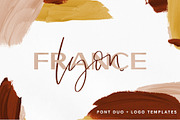 Lyon | Duo with Free Logo Templates, a Sans Serif Font by Jen Wagner Co (Thumbnail 1 of 7)