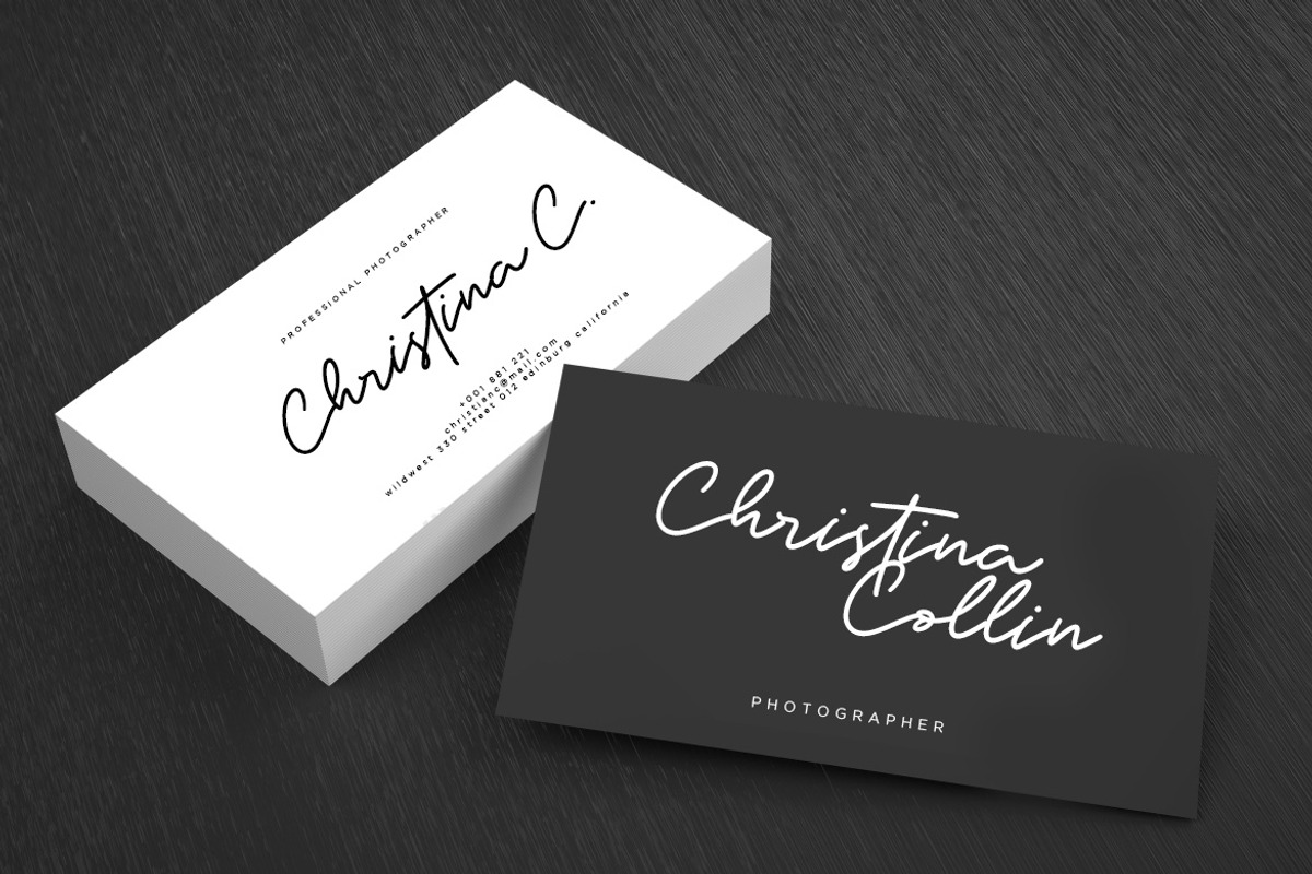 Boujond Signature Business Font preview 5