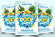 Summer Pool Party, a Flyer Template by darkmonarch (Thumbnail 1 of 4)