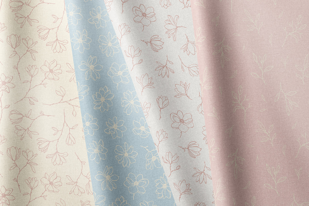 Magnolia - Patterns & Flowers, a Pattern Graphic by simpleblues