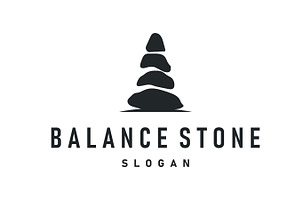 natural stone logo design nature, a Branding & Logo Template by Maylianaw28