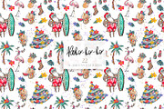 Tropical Santa Christmas Patterns, a Pattern Graphic by KaramfilaS (Thumbnail 15 of 28)