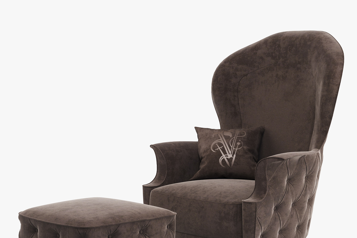 Visionnaire Alice Armchair, a Furniture 3D Model by Alartimodels (Photo 3 of 17)