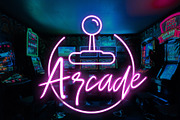 Discoteque Neon Font, a Script Font by Evlogiev Studio (Thumbnail 5 of 8)