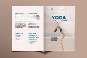 Yoga Instructor Brochure Bifold