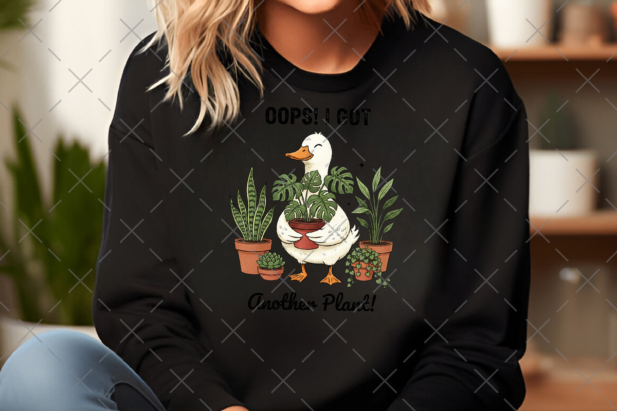 Oops I Got Another Plant Goose PNG, an Illustration by Craft Nest (Photo 3 of 6)
