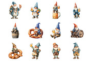 Oktoberfest Gnome Clipart, an Illustration by Design Market (Thumbnail 3 of 3)