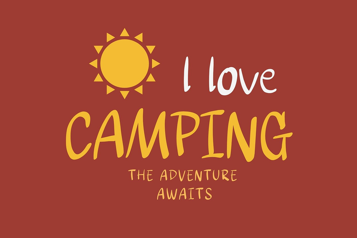 Campingo handwritten font, a Handwritten Font by Brown Cupple (Photo 2 of 5)