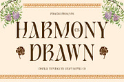 CS Harmony Drawn, a Serif Font by Craft Supply Co. (Thumbnail 1 of 8)