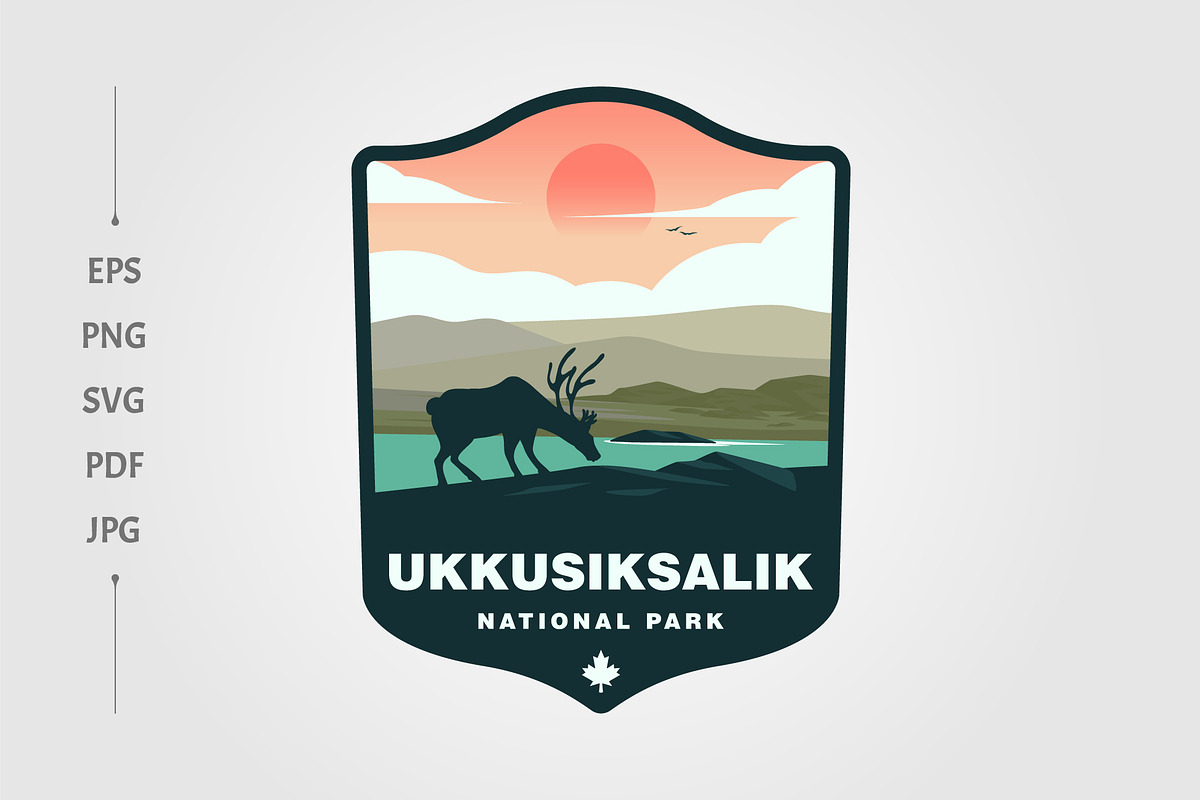 Ukkusiksalik National Park., a Branding & Logo Template by lawoel