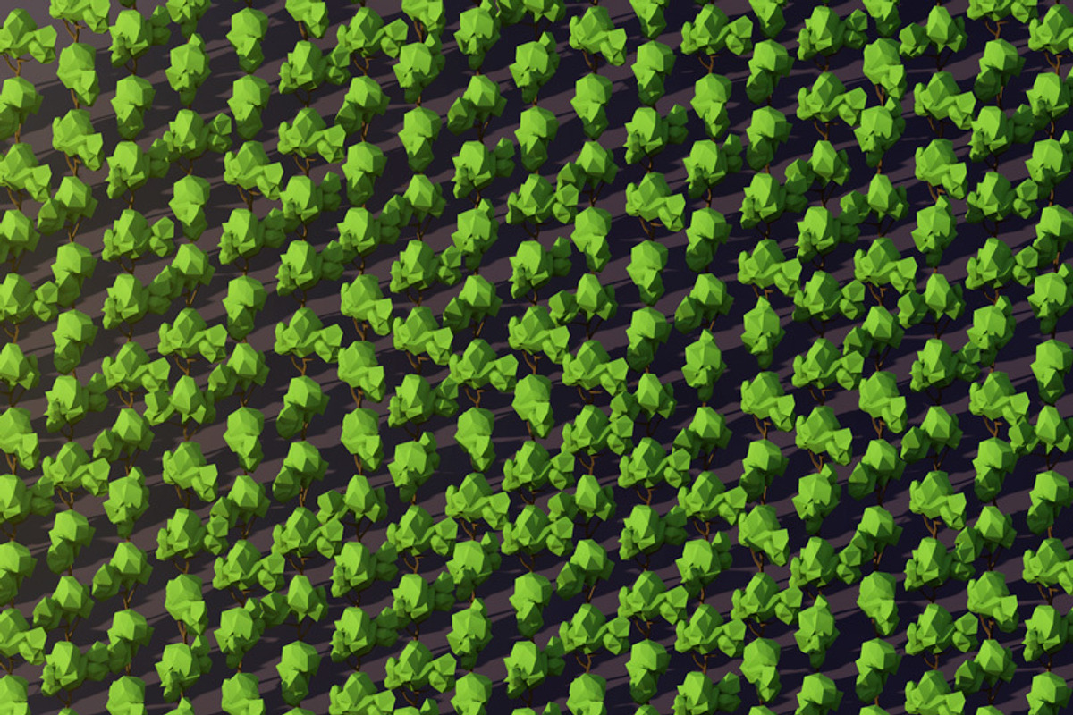 Low Poly Trees Pack, an Environmental 3D Model by Anton Moek (Photo 8 of 12)