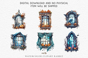 Halloween Pumpkin Window Spooky Art, a Seasonal Illustration by Rabbit Heart (Thumbnail 6 of 10)