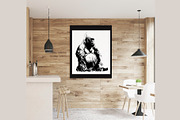 30 wild monkey silhouette vector, an Animal Illustration by AnastasiyaOleynik (Thumbnail 4 of 6)