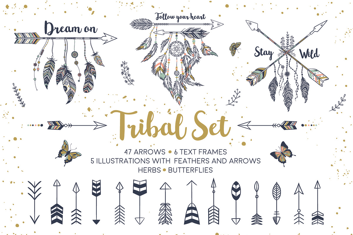 Tribal Set, an Object Graphic by Angelina De Sol (Photo 1 of 6)